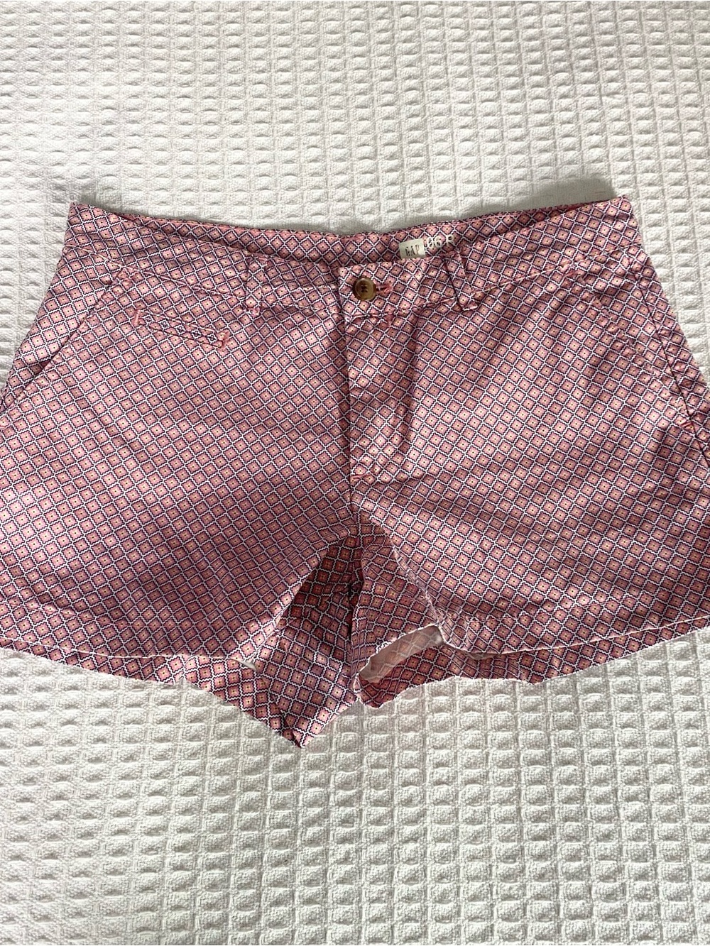 GAP Pink Diamond-Print Cotton Summer Shorts size 6